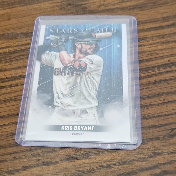 Kris Bryant 2022 Topps Chrome Stars of MLB Insert SMLBC-27 San Francisco Giants - Picture 2 of 4